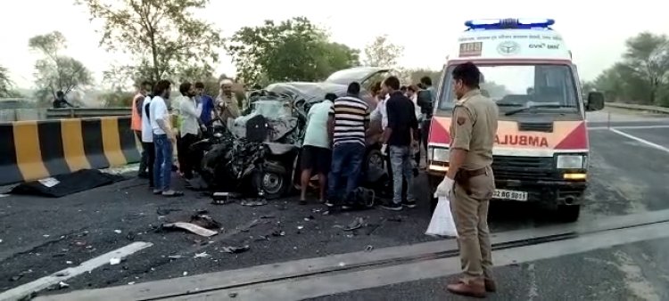 यमुना एक्सप्रेस वे पर भीषण हादसा, एक ही परिवार के 7 लोगों की दर्दनाक मौत...