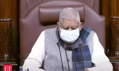 सांसद में हुआ मास्क अनिवार्य, मास्क में दिखे सभापति