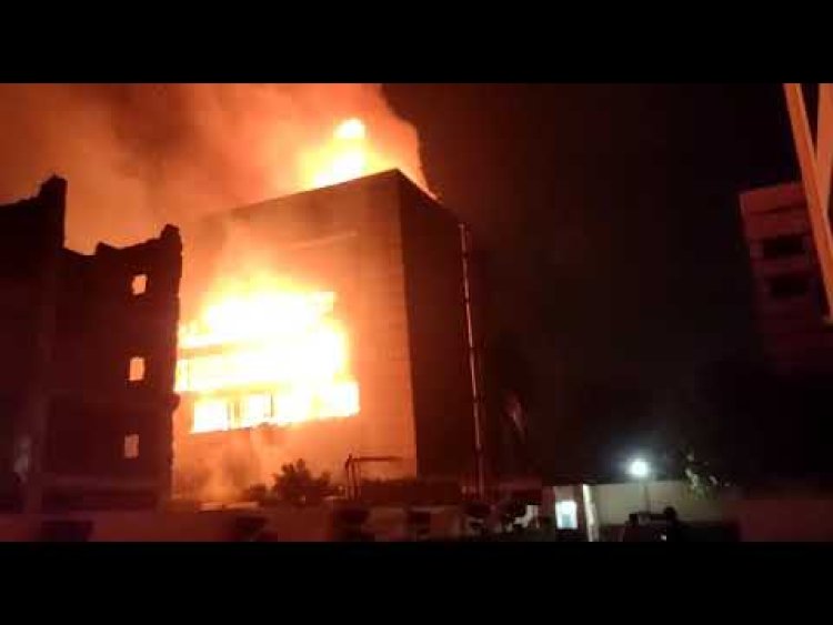 गुरूग्राम में 5 मंजिला फ्लैट में आग लगने से हुई व्यक्ति की मौत