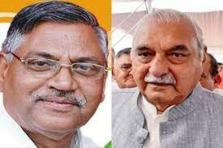 गुरुग्राम पहुंचे पूर्व मुख्यमंत्री भूपेंद्र सिंह हुड्डा और कांग्रेस प्रदेश अध्यक्ष उदय भान ने जमकर भाजपा- जजपा सरकार पर निशाना साधा